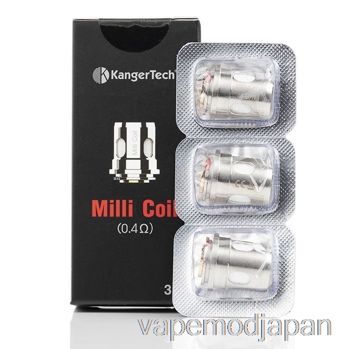 Vape Japan Kanger Milli メッシュ交換コイル 0.4ohm Nicr コイル